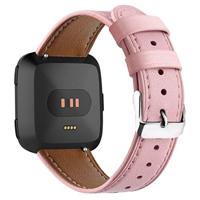 Fitbit Versa 1 / 2 & Lite leren bandje - Oudroze - thumbnail