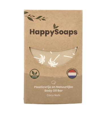 HappySoaps Body Oil Bar Coco Nuts 70gr
