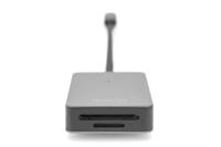 Digitus DA-70333 geheugenkaartlezer USB 2.0 Type-C Grijs - thumbnail