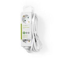 Nedis EXSO315F1WT Stekkerdoos Beschermend Contact 3-weg 1,5 M Wit - thumbnail