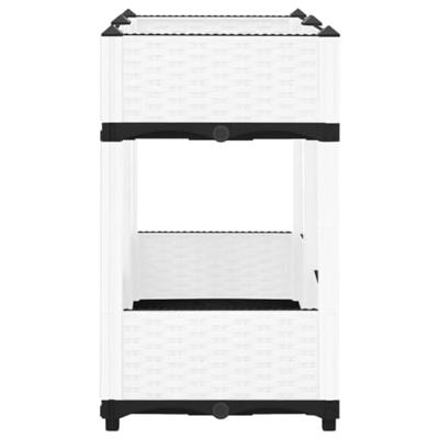 Plantenbak verhoogd 80x40x71 cm polypropeen