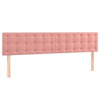 Bedframe zonder matras 120x190 cm fluweel roze - thumbnail