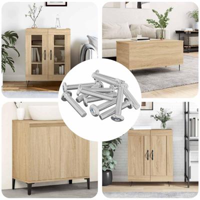 VidaXL Vergrendelingsschroef 2647 pcs zilver staal