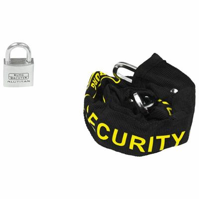 Burg Wächter SKM 5/60/30 Hangslot 30 mm Incl. vierkante ketting Sleutelslot