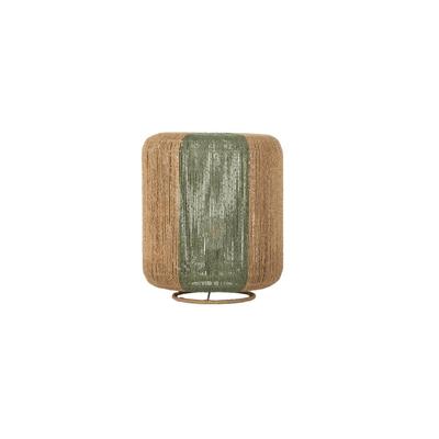 Lyora TafellampDena Ø 33cm bruin met groen - 9586612