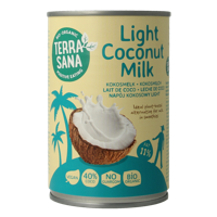 TerraSana Kokosmelk light 11% vet bio 400 Milliliter - thumbnail
