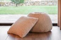 Kussen Home ESPRIT Beige Boho 50 x 50 x 40 cm (2 Stuks) - thumbnail