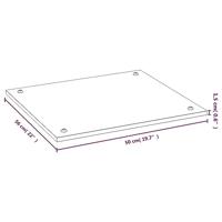 VidaXL Kookplaatafdekking 50x56x1,5 cm bamboe - thumbnail