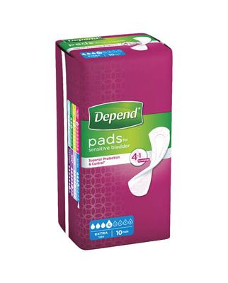 Depend Extra 4-in-1 10 Stuks