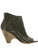 Strategia cut out details ankle boots - Green - thumbnail