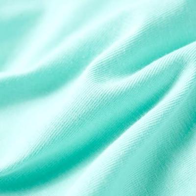 Kindershirt met bloemenprint 140 lichtmintkleurig