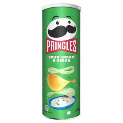 Chips pringles sour cream onion 165gr | 19 stuks