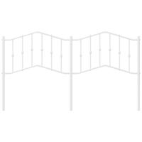 Hoofdbord 180 cm metaal wit - thumbnail