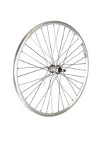 Rodi Achterwiel 26x1.75 zilver opschroef 5/6/7v skorpion velgrem - thumbnail