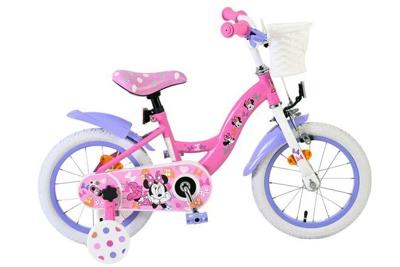 Disney minnie cutest ever! kinderfiets - meisjes - 14 inch - roze