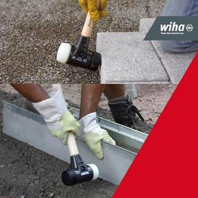 Wiha 44008 | Kunststof hamerset Safety | met slagkoppen | 8-delig - 44008 - thumbnail