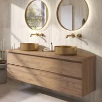 Ben Tendenza badmeubel incl. afdekblad 160x46x64cm sherwood - thumbnail