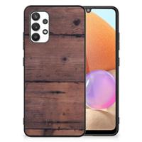 Samsung Galaxy A32 4G | A32 5G Enterprise Editie Houten Print Telefoonhoesje Old Wood - thumbnail