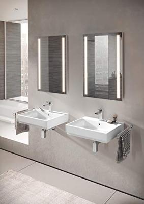Grohe Eurocube Wastafelkraan Medium Met Waste 28 mm Met Temperatuurbegrenzer Chroom - thumbnail