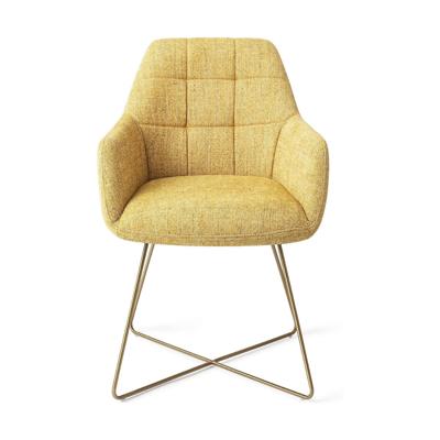 Jesper Home Noto eetkamerstoel Bumble Bee cross gold Jesper Home Noto eetkamerstoel Bumble Bee cross gold