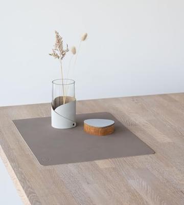 LIND DNA - Dinner Mat Square - Placemat 35x45cm Nupo Clay Brown