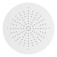 Hoofddouche Tres Plafond 50 cm Rond Mat Wit Tres - thumbnail