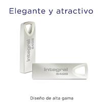 Integral ARC USB stick 2.0, 64 GB, zilver - thumbnail