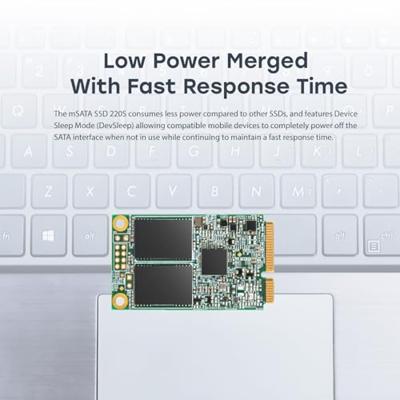 Transcend 220S 256 GB mSATA SSD harde schijf SATA 6 Gb/s Retail TS256GMSA220S