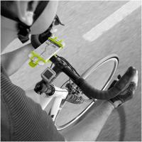 Celly telefoonhouder easybike universeel groen - thumbnail