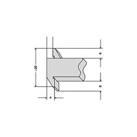 Helios Preisser Diepteschuifmaat | 200 mm | getrapte meetrail 8 x 3 mm | 1 stuk - 0292501 0292501 - thumbnail