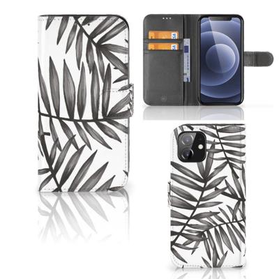 iPhone 12 | 12 Pro (6.1") Hoesje Leaves Grey iPhone 12 | 12 Pro (6.1") Hoesje Leaves Grey