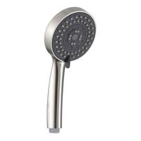 304 handdouche rond 5 standen ABS RVS - thumbnail