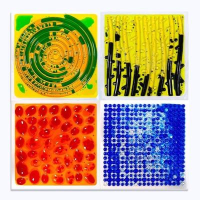 Tullo Sensory path - vloeibare sensorische tegels met textuur 4 st.