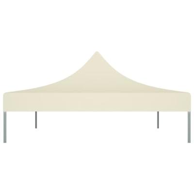 VidaXL Partytentdak 270 g/m² 4,5x3 m crèmekleurig - thumbnail