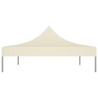 VidaXL Partytentdak 270 g/m² 4,5x3 m crèmekleurig - thumbnail