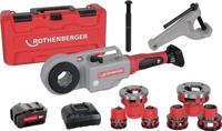 Rothenberger Accu Schroefdraadsnijmachine | 58 omw/min 1/2-2 inch | 18 V 4,0 Ah | 1 stuk - 1000003389 - thumbnail