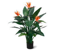 Strelitzia kunstplant deluxe 115cm - thumbnail