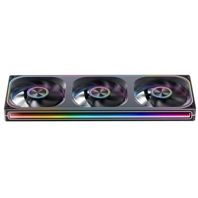 Jonsbo ZA-360 PC-ventilator Zwart Incl. LED-verlichting