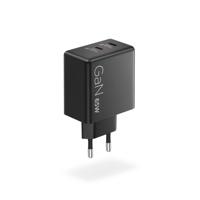 Lenovo G0A6065BEU USB-oplader 45 W, 18 W 2x USB-C Zwart Thuis, Binnen GaN - thumbnail