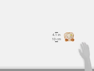 Palm Pals Toast met boter knuffeltje - 13 cm