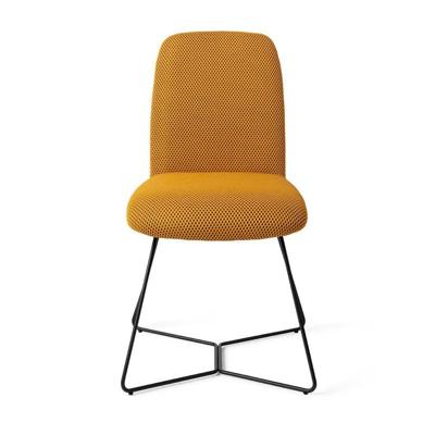 Jesper Home Eetkamerstoel 'Taiwa' Beehive Black, kleur Groovy Garam