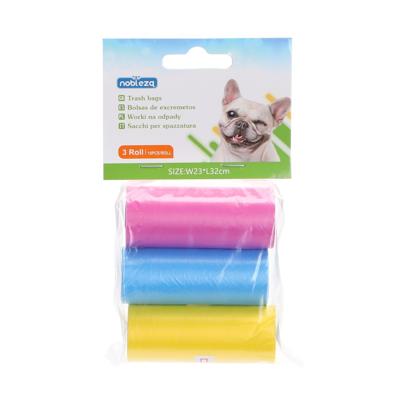 Nobleza Hondenpoepzakjes - 3 Rollen - 45 Poepzakjes - Kleurenmix