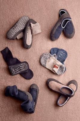 Falke Cosyshoe Slof Heren Green Mel. 45-46 - thumbnail