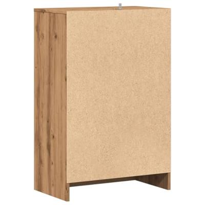 VidaXL Schoenenkast 60x35x92 cm bewerkt hout artisanaal eikenkleur