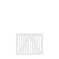 Wit Houten Tuinpoort Sendai 100 x 80 CM - thumbnail