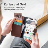 Accezz Wallet Softcase Bookcase Samsung Galaxy S23 Plus Telefoonhoesje Bruin - thumbnail