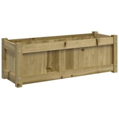 VidaXL Plantenbak 90x31x31 cm geïmpregneerd grenenhout