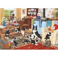 Collie Wobbles legpuzzel 1000 stukjes - thumbnail