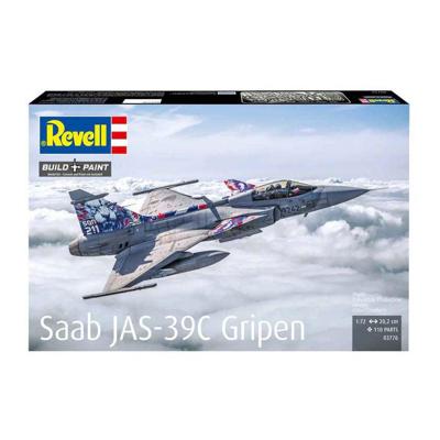 Revell modelbouwpakket - saab jas-39c gripen 1:72 - 120dlg. Revell modelbouwpakket - saab jas-39c gripen 1:72 - 120dlg.