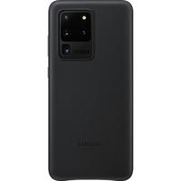 Galaxy S20 Ultra Leather Cover zwart EF-VG988LBEGEU - thumbnail